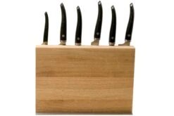 Laguiole En Aubrac Gourmet COL99CUIGOEBIB Juego De Cuchillos De 6 Piezas De Madera De ébano Con Bloque De Cuchillos -Bob Kramer Tienda AUCOL99CUIGOEBIB 03 laguiole en aubrac