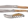 Laguiole En Aubrac Set De Cuchillos Para Vino Y Queso 3-unidades De Madera De Olivo, SFV99OLIH -Bob Kramer Tienda AUSFV99OLIH 01 laguiole en aubrac ausfv99olih 01