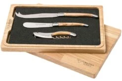 Laguiole En Aubrac Set De Cuchillos Para Vino Y Queso 3-unidades De Madera De Olivo, SFV99OLIH 9 Laguiole En Aubrac Set De Cuchillos Para Vino Y Queso 3-unidades De Madera De Olivo, SFV99OLIH -Bob Kramer Tienda AUSFV99OLIH 04 laguiole en aubrac ausfv99olih 04