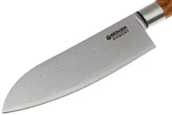 Böker Damast Olive 17,2 Cm Santoku, 130437DAM -Bob Kramer Tienda BO130437DAM 02 boker damast olive bo130437dam 02