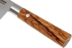 Böker Damast Olive 17,2 Cm Santoku, 130437DAM -Bob Kramer Tienda BO130437DAM 03 boker damast olive bo130437dam 03