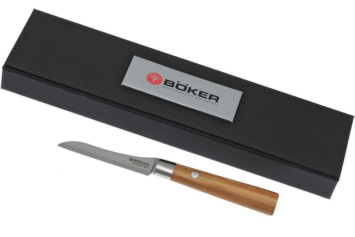 Böker Damast Olive 8,5 Cm Cuchillo De Pelar, 130438DAM 7 Böker Damast Olive 8,5 Cm Cuchillo De Pelar, 130438DAM - Imagen 6