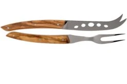 Claude Dozorme Set De Cuchillos Para Quesos Curados, Madera De Olivo -Bob Kramer Tienda CD2 90 030 89 03 claude dozorme v202003