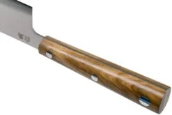 Due Cigni Hakucho Santoku 16.5 Cm, Madera De Olivo -Bob Kramer Tienda DG2C505OL 04 due cigni