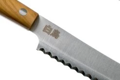 Due Cigni Hakucho Pankiri/ Cuchillo Para Pan 21 Cm, Madera De Olivo -Bob Kramer Tienda DG2C510OL 04 due cigni