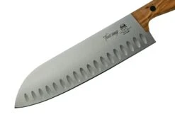 Due Cigni Tuscany DG2C760-18OL Santoku 18 Cm Madera De Olivo -Bob Kramer Tienda DG2C760 18OL 03 duecigni