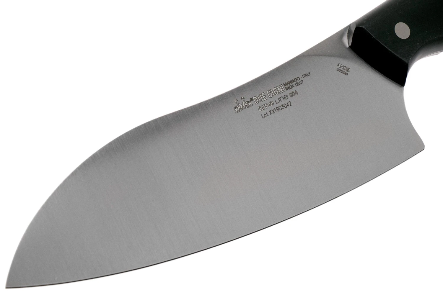 Due Cigni Arne Line Santoku 19 Cm, Negro 5 Due Cigni Arne Line Santoku 19 Cm, Negro - Imagen 3