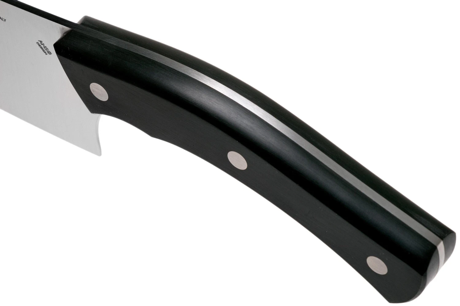 Due Cigni Arne Line Santoku 19 Cm, Negro 7 Due Cigni Arne Line Santoku 19 Cm, Negro - Imagen 5