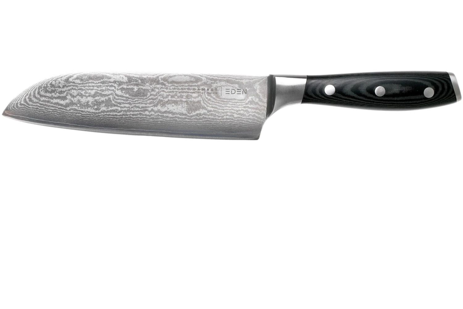 Eden Classic Damast Santoku 18 Cm 3 Eden Classic Damast Santoku 18 Cm