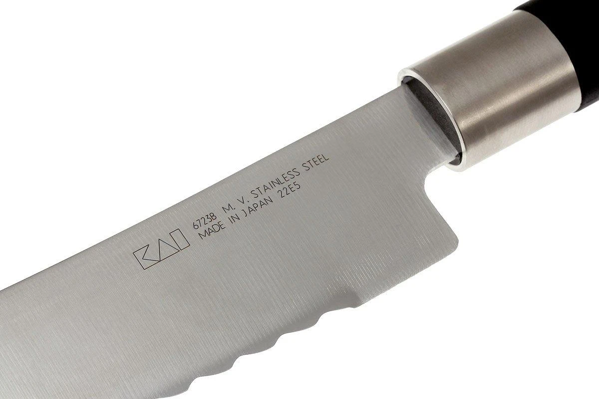 Kai Wasabi Black Cuchillo De Pan 23cm 6723B 4 Kai Wasabi Black Cuchillo De Pan 23cm 6723B - Imagen 2
