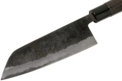 Munetoshi Nashiji Black Bunka Cuchillo De Chef 16.5 Cm -Bob Kramer Tienda MINB002 03 munetoshi