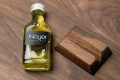 Noyer Tabla De Cortar Madera De Nogal Con Corte, 37x32 Cm -Bob Kramer Tienda NOCBWG 02 noyer