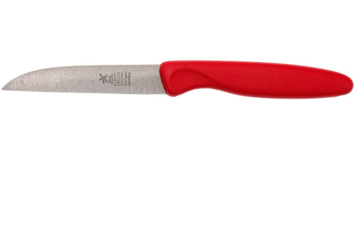 Robert Herder Straight Classic Cuchillo De Pelar, Rojo, 8,5 Cm 3 Robert Herder Straight Classic Cuchillo De Pelar, Rojo, 8,5 Cm