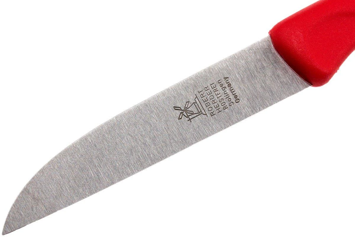 Robert Herder Straight Classic Cuchillo De Pelar, Rojo, 8,5 Cm 5 Robert Herder Straight Classic Cuchillo De Pelar, Rojo, 8,5 Cm - Imagen 3