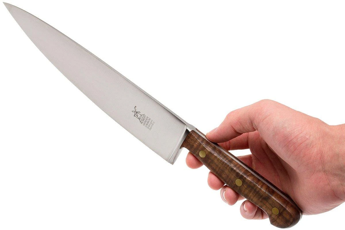Robert Herder 1922 Cuchillo De Chef 23 Cm Carbono , Madera De Nogal 8 Robert Herder 1922 Cuchillo De Chef 23 Cm Carbono , Madera De Nogal - Imagen 6
