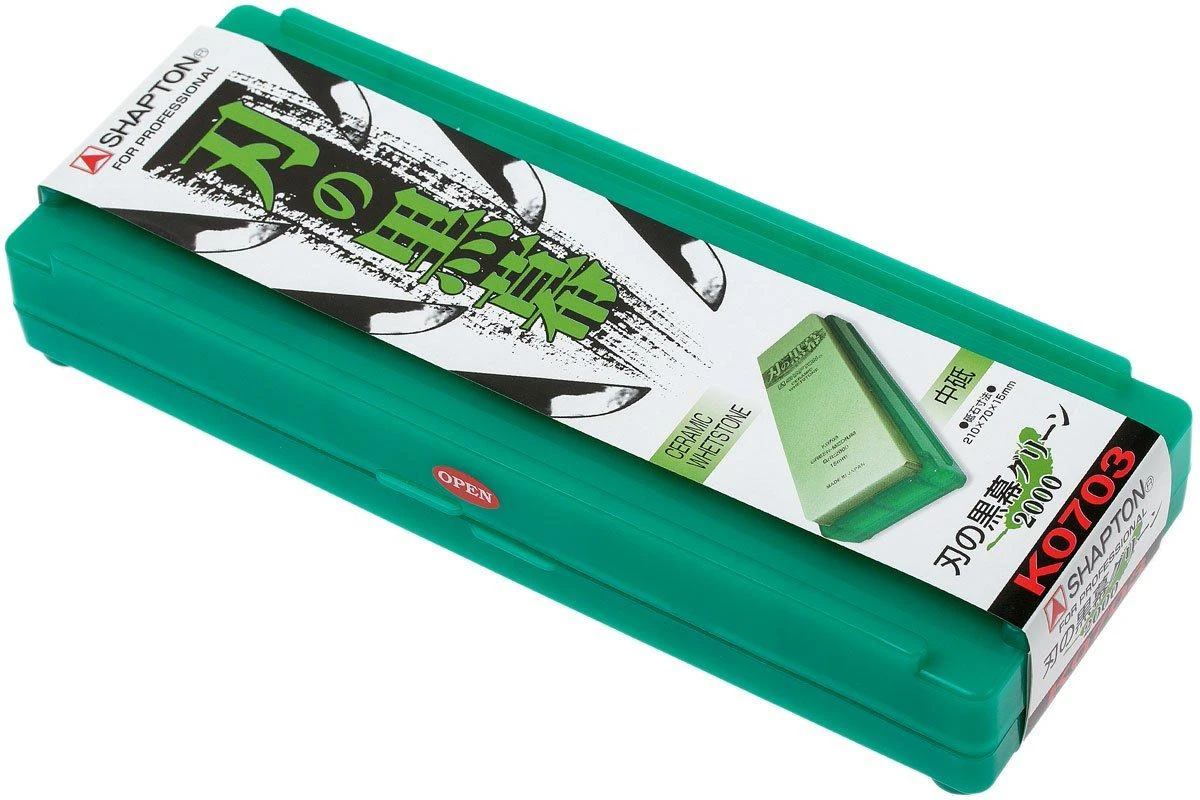 Shapton Pro Stone Grano 2000 Medium Piedra De Afilar, K0703 5 Shapton Pro Stone Grano 2000 Medium Piedra De Afilar, K0703 - Imagen 3