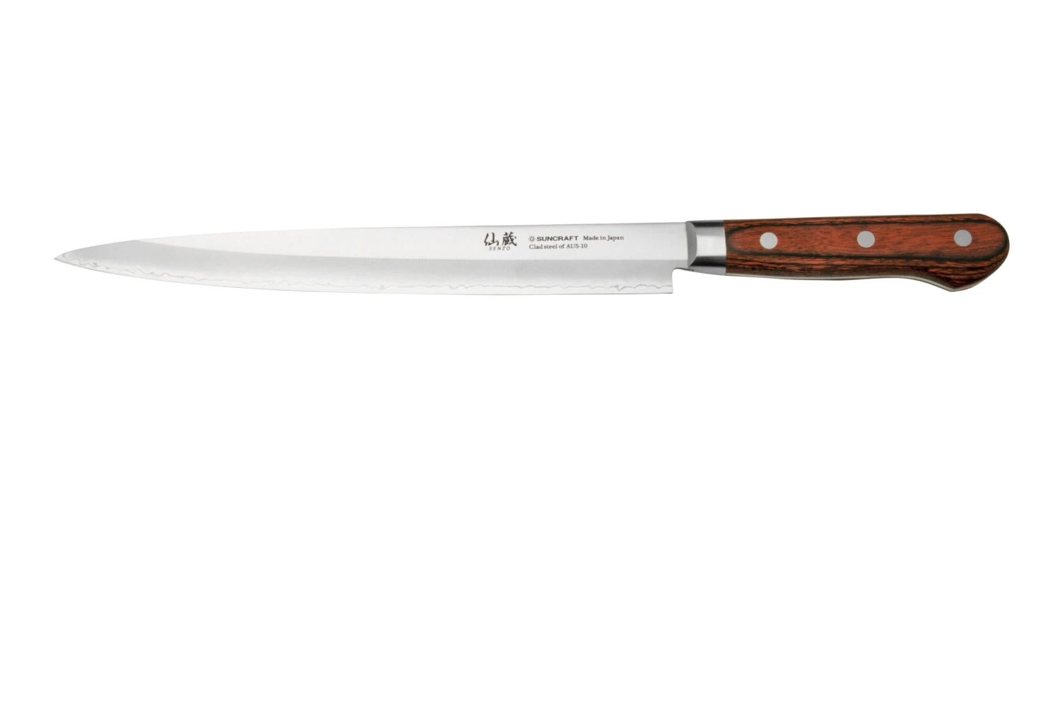 Suncraft Senzo Clad AS-05 Cuchillo Para Sashimi 24 Cm 3 Suncraft Senzo Clad AS-05 Cuchillo Para Sashimi 24 Cm