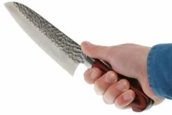 Sakai Takayuki 33-Layer Damascus Cuchillo Santoku, 18 Cm 12 Sakai Takayuki 33-Layer Damascus Cuchillo Santoku, 18 Cm -Bob Kramer Tienda TA07392 05 sakai takayuki santoku ta07392 d5