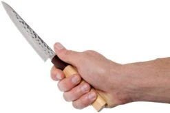 Sakai Takayuki Cuchillo Multiusos 33-Layer Damascus Hammered WA 15 Cm -Bob Kramer Tienda TA07471 06 sakai takayuki