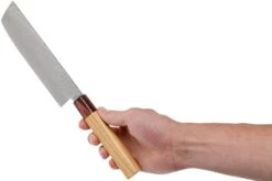 Sakai Takayuki Nakiri 33-Capas Damascus Hammered WA 16 Cm -Bob Kramer Tienda TA07473 06 sakai takayuki