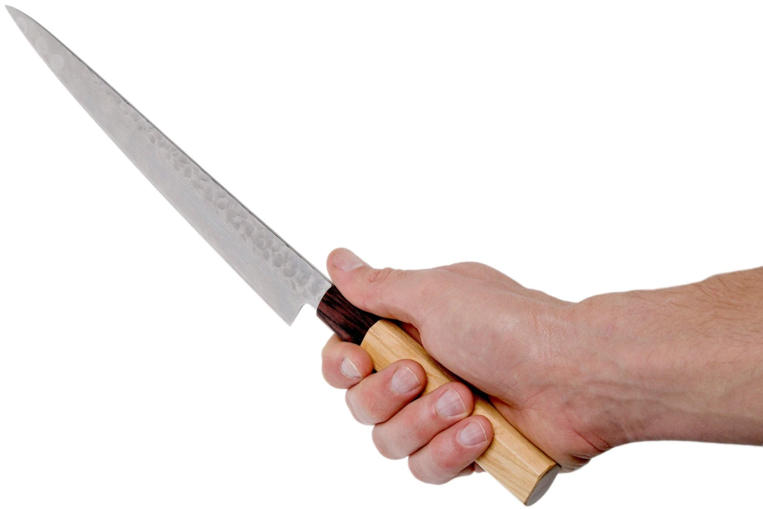 Sakai Takayuki Cuchillo Para Trinchar 33-Capas Damascus Hammered WA 25 Cm 8 Sakai Takayuki Cuchillo Para Trinchar 33-Capas Damascus Hammered WA 25 Cm - Imagen 6