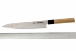 Tojiro Shippu De 63 Capas Damasco, Cuchillo De Chef 24 Cm -Bob Kramer Tienda TJFD595 24 06 tojiro shippu koksmes 24cm tjfd595 24 d5