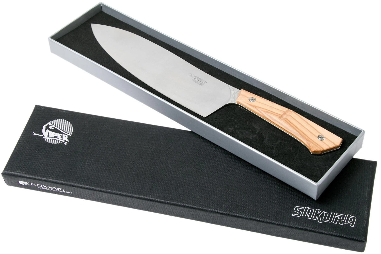 Viper Sakura Cuchillo Cocinero 20cm Madera De Olivo, VT7518UL 9 Viper Sakura Cuchillo Cocinero 20cm Madera De Olivo, VT7518UL - Imagen 7