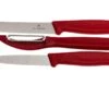 Victorinox SwissClassic Cuchillo De Verduras Rojo, Set De 3, 6.7111.31 -Bob Kramer Tienda VT6 7111 31 01 victorinox vt6 7111 31 01