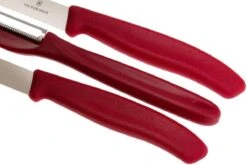 Victorinox SwissClassic Cuchillo De Verduras Rojo, Set De 3, 6.7111.31 -Bob Kramer Tienda VT6 7111 31 04 victorinox vt6 7111 31 04