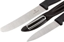 Victorinox SwissClassic Cuchillo De Verduras Negro, Set De 3, 6.7113.31 -Bob Kramer Tienda VT6 7113 31 03 victorinox vt6 7113 31 03