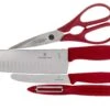 Victorinox SwissClassic 6.7131.4G 4-piezas Juego De Cuchillos De Cocina, Rojo -Bob Kramer Tienda VT6 7131 4G 01 victorinox