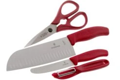 Victorinox SwissClassic 6.7131.4G 4-piezas Juego De Cuchillos De Cocina, Rojo 7 Victorinox SwissClassic 6.7131.4G 4-piezas Juego De Cuchillos De Cocina, Rojo -Bob Kramer Tienda VT6 7131 4G 03 victorinox