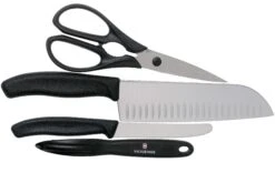 Victorinox SwissClassic 6.7133.4G 4-piezas Juego De Cuchillos De Cocina, Negro -Bob Kramer Tienda VT6 7133 4G 02 victorinox