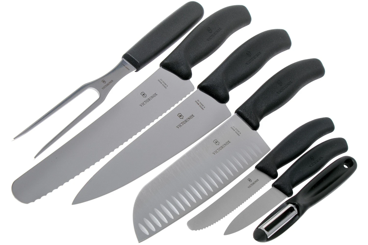 Victorinox SwissClassic 6.7133.7G 7-piezas Juego De Cuchillos De Cocina, Negro 5 Victorinox SwissClassic 6.7133.7G 7-piezas Juego De Cuchillos De Cocina, Negro - Imagen 3