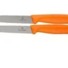 Victorinox SwissClassic Dentado/liso Cuchillo De Verduras Naranja 10 Cm, Set De 2 VT6-7796-L9B -Bob Kramer Tienda VT6 7796 L9B 01 victorinox swissclassic