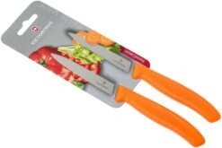 Victorinox SwissClassic Dentado/liso Cuchillo De Verduras Naranja 10 Cm, Set De 2 VT6-7796-L9B -Bob Kramer Tienda VT6 7796 L9B 06 victorinox swissclassic