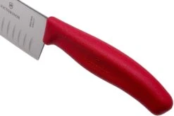 Victorinox SwissClassic 6.8521.17G Santoku Con Hoyuelos 17 Cm, Rojo -Bob Kramer Tienda VT6 8521 17G 05 victorinox