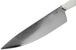 Xin Cutlery XinCore XC127 White G10, Red Liners, Damascus, Cuchillo De Chef 21.5 Cm -Bob Kramer Tienda XC127 03 xin cutlery