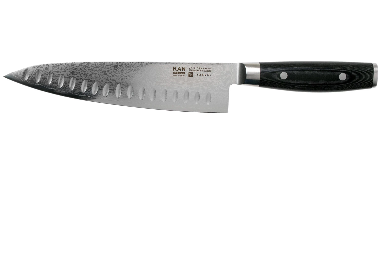 Yaxell Ran 36017 Cuchillo De Chef Con Hoyuelos 20 Cm 3 Yaxell Ran 36017 Cuchillo De Chef Con Hoyuelos 20 Cm