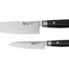 Yaxell Ran 36056, Juego De Cuchillos De 3 Piezas Santoku 16,5 Cm, Cuchillo Multiusos 12 Cm Y Afilador De Cuchillos -Bob Kramer Tienda YL36056 01 yaxell