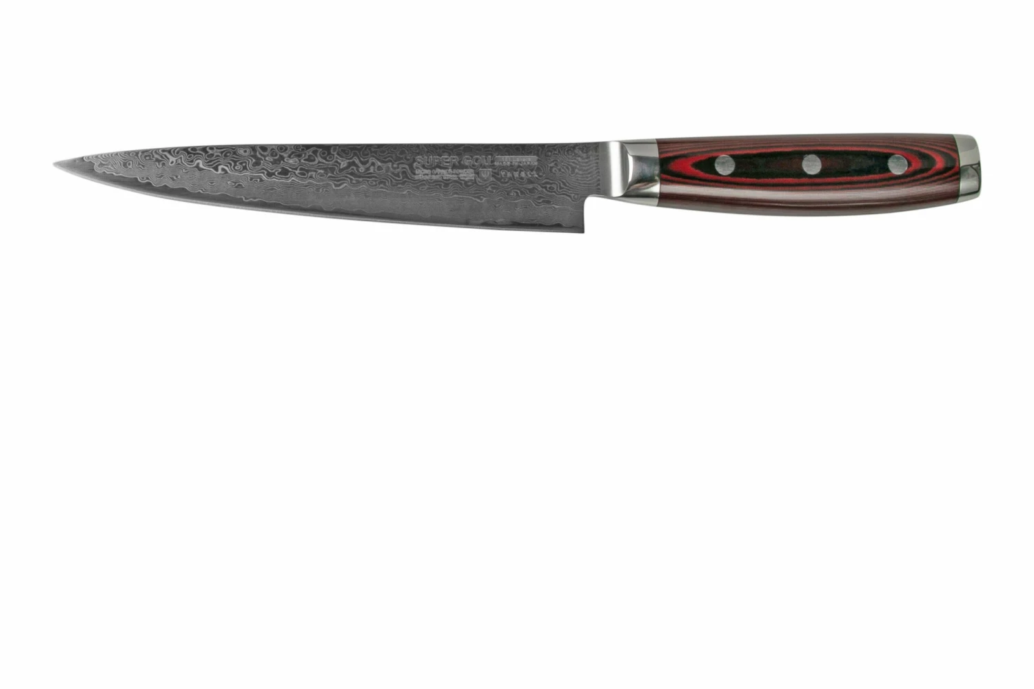 Yaxell Super Gou 37107 Cuchillo Para Trinchar Acero De Damasco De 161 Capas, 18 Cm 3 Yaxell Super Gou 37107 Cuchillo Para Trinchar Acero De Damasco De 161 Capas, 18 Cm