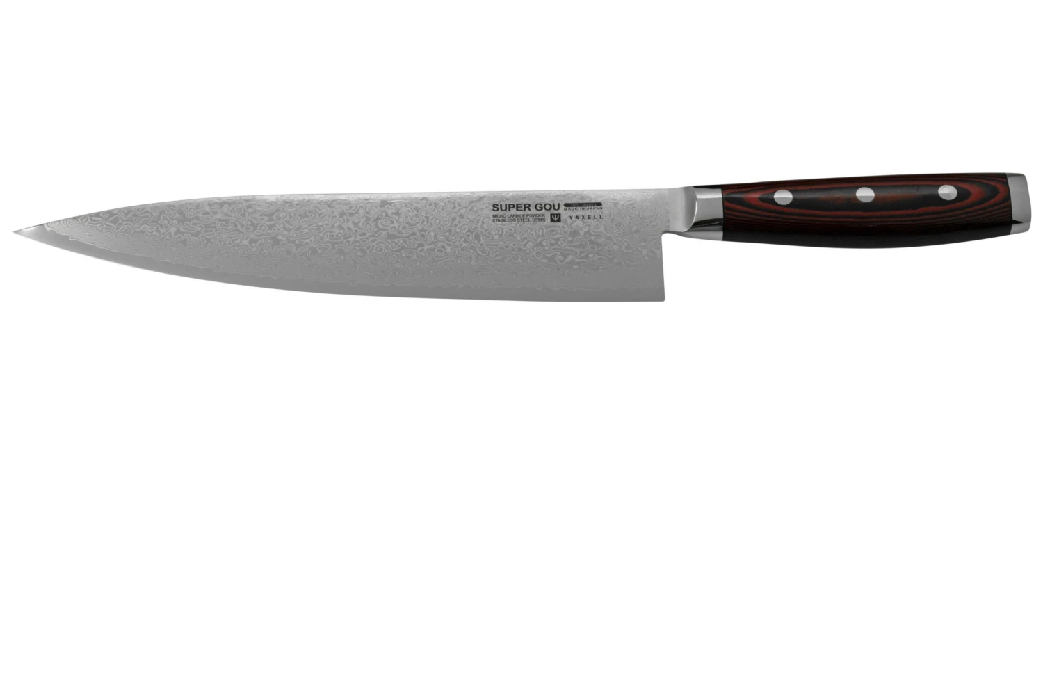 Yaxell Super Gou 37141, Cuchillo De Chef De Acero Damasco De 161 Capas, 24 Cm 3 Yaxell Super Gou 37141, Cuchillo De Chef De Acero Damasco De 161 Capas, 24 Cm