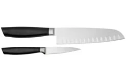 Zwilling All Star 1022780, Juego De 2 Cuchillos, Santoku Y Puntilla, Plata -Bob Kramer Tienda ZW1022780 02 zwilling