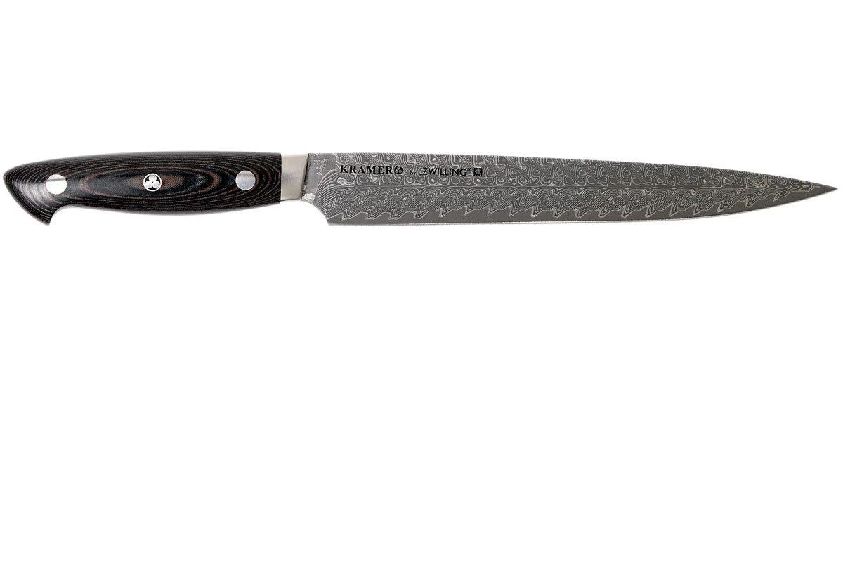 Bob Kramer By Zwilling Euro Acero Inoxidable Cuchillo Para Trinchar 23 Cm, 34890-231-0 4 Bob Kramer By Zwilling Euro Acero Inoxidable Cuchillo Para Trinchar 23 Cm, 34890-231-0 - Imagen 2