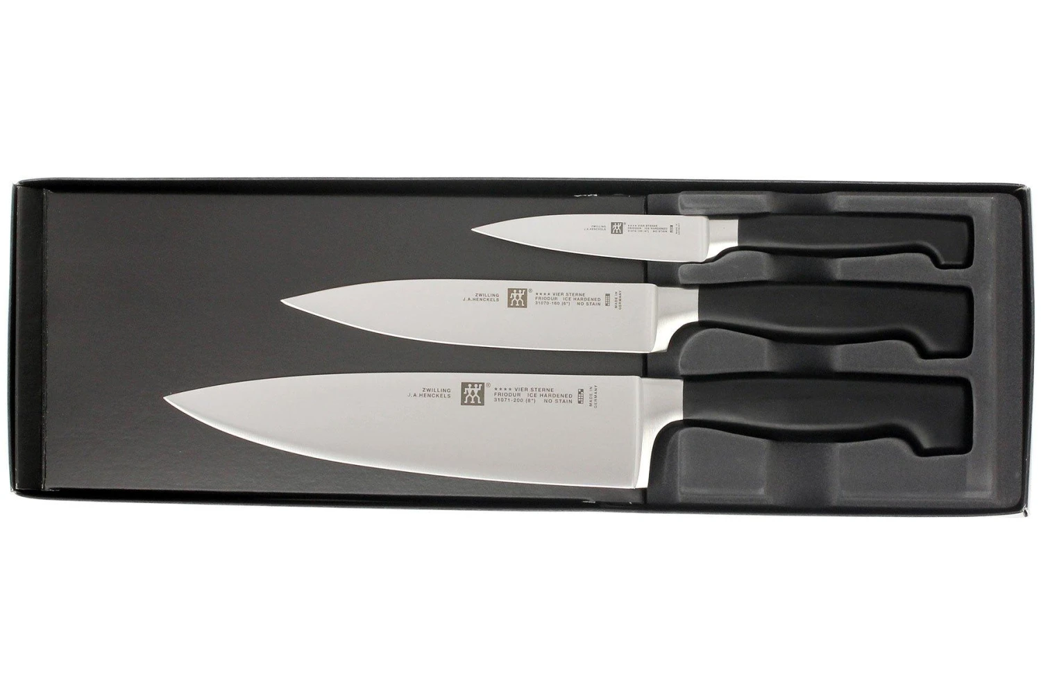 Zwilling J.A. Henckels Four Star Juego De Cuchillos, 3 Piezas 3 Zwilling J.A. Henckels Four Star Juego De Cuchillos, 3 Piezas